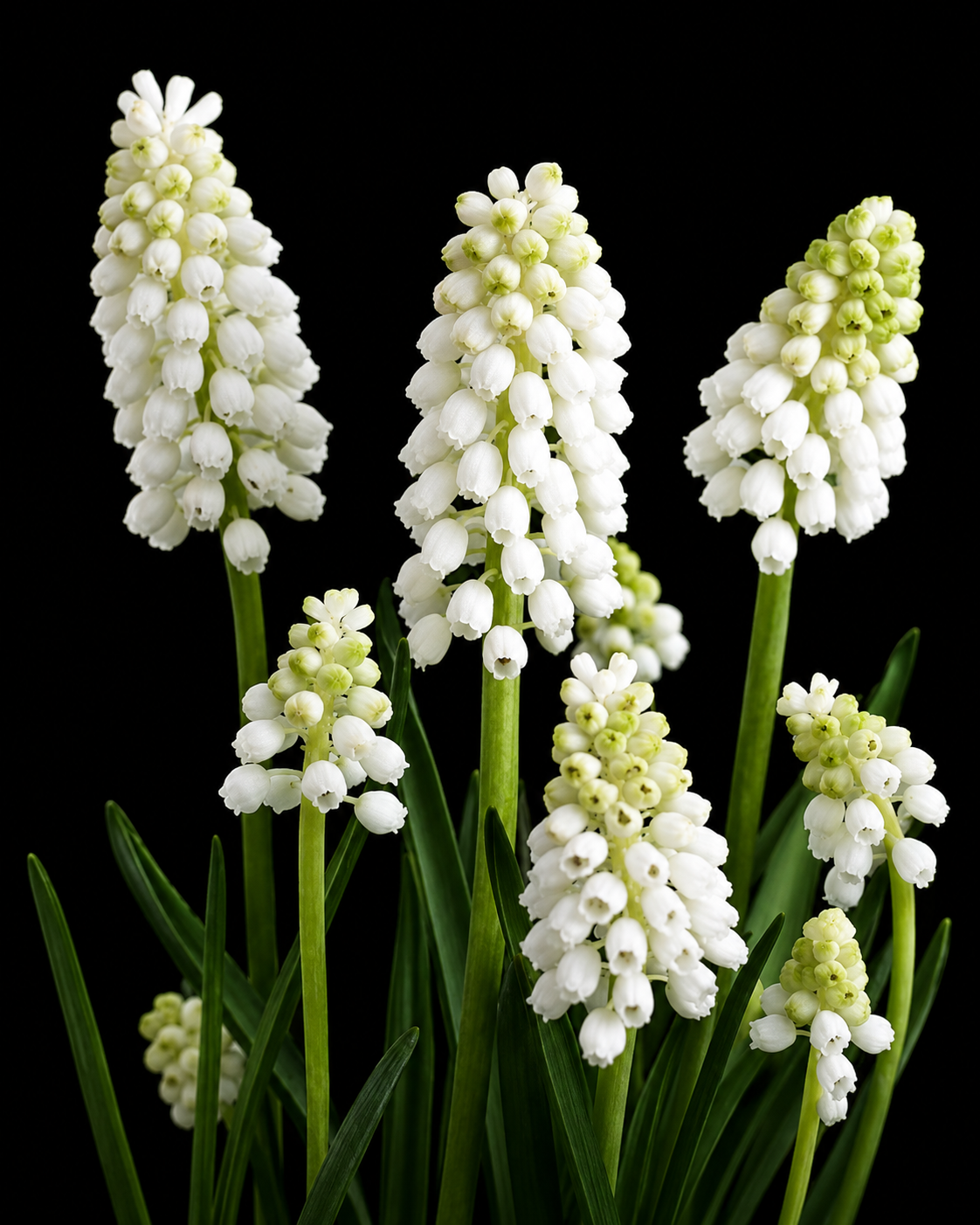 Muscari White Magic muskaru ziedi