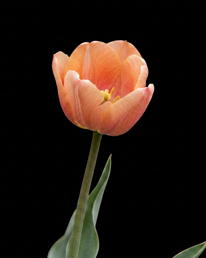 Apricot Impression — Darvina hibrīds tulpju sīpols ziedēšanā
