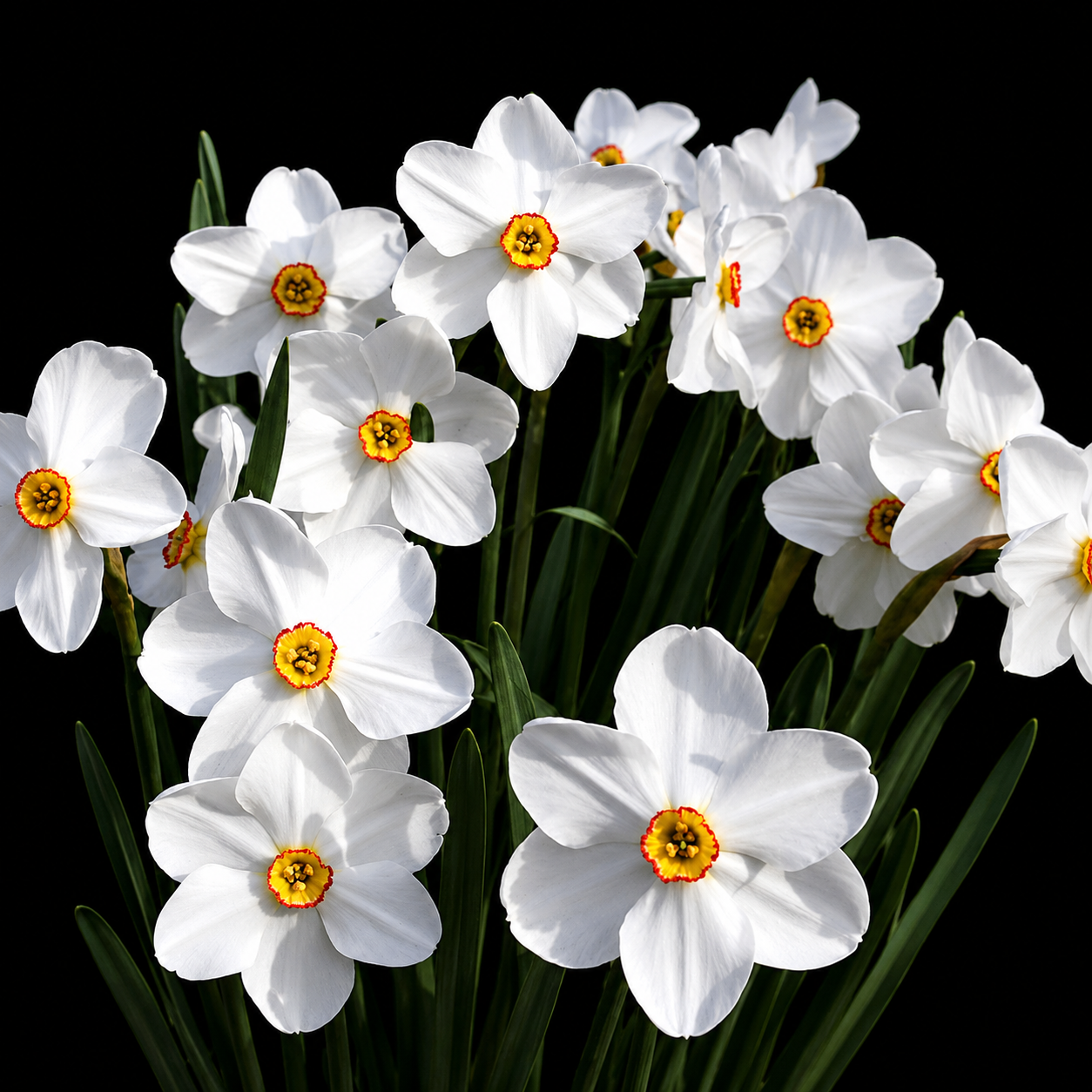 Narcissus Actaea narcišu sīpoli