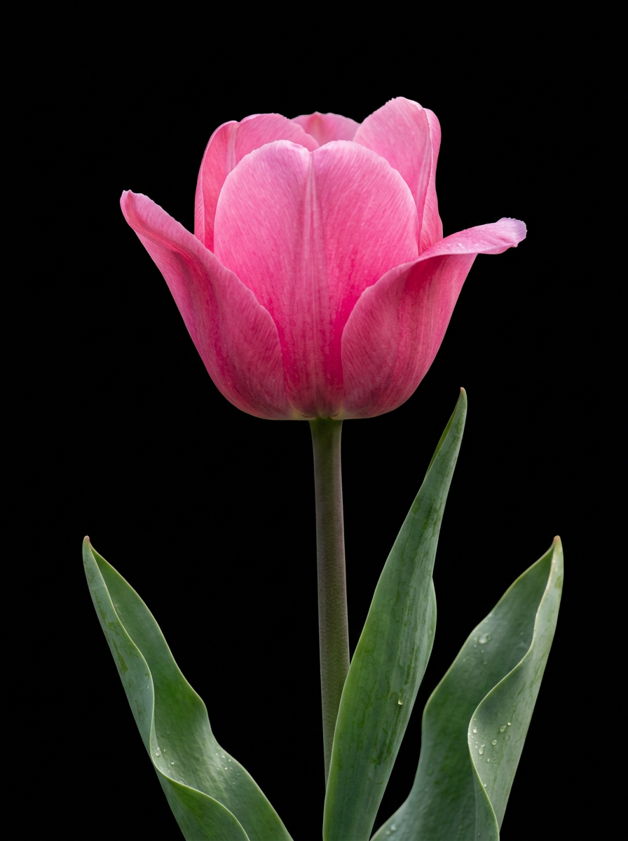 Pink Impression — Darvina hibrīds tulpju sīpols ziedēšanā